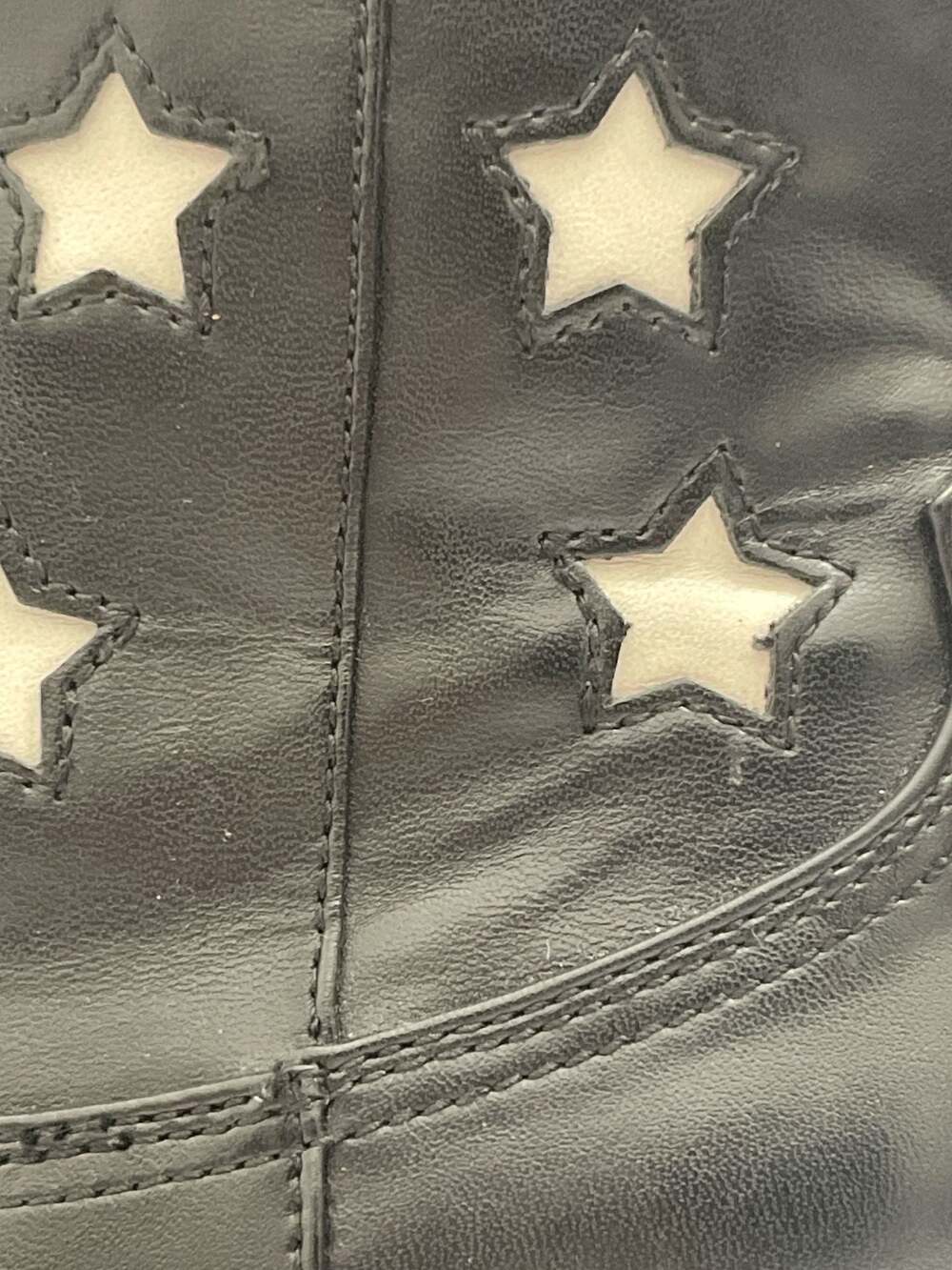 5 Art Class Margot Western Style Boots with White Stars - Picture 10 of 14